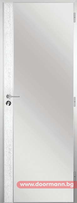 Алуминиева врата за баня Gama, цвят Бреза - лайсна