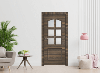 Интериорна врата Sil Lux, модел 3002, цвят Райски Орех