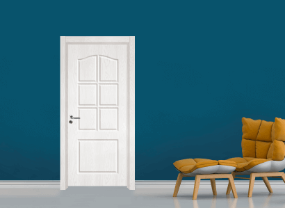 Интериорна врата Sil Lux, модел 3002-P, цвят Снежен Бор