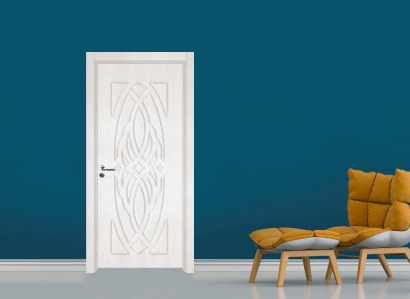 Интериорна врата Sil Lux, модел 3007-P, цвят Снежен Бор