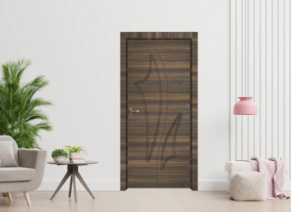 Интериорна врата Sil Lux, модел 3014-P, цвят Райски Орех