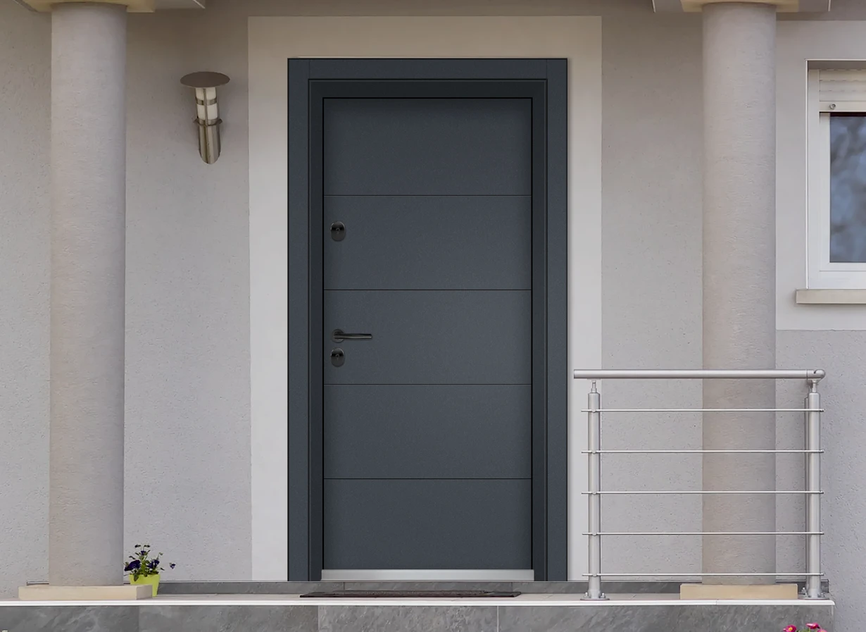 Входна врата Unison Clima Pro, Графит