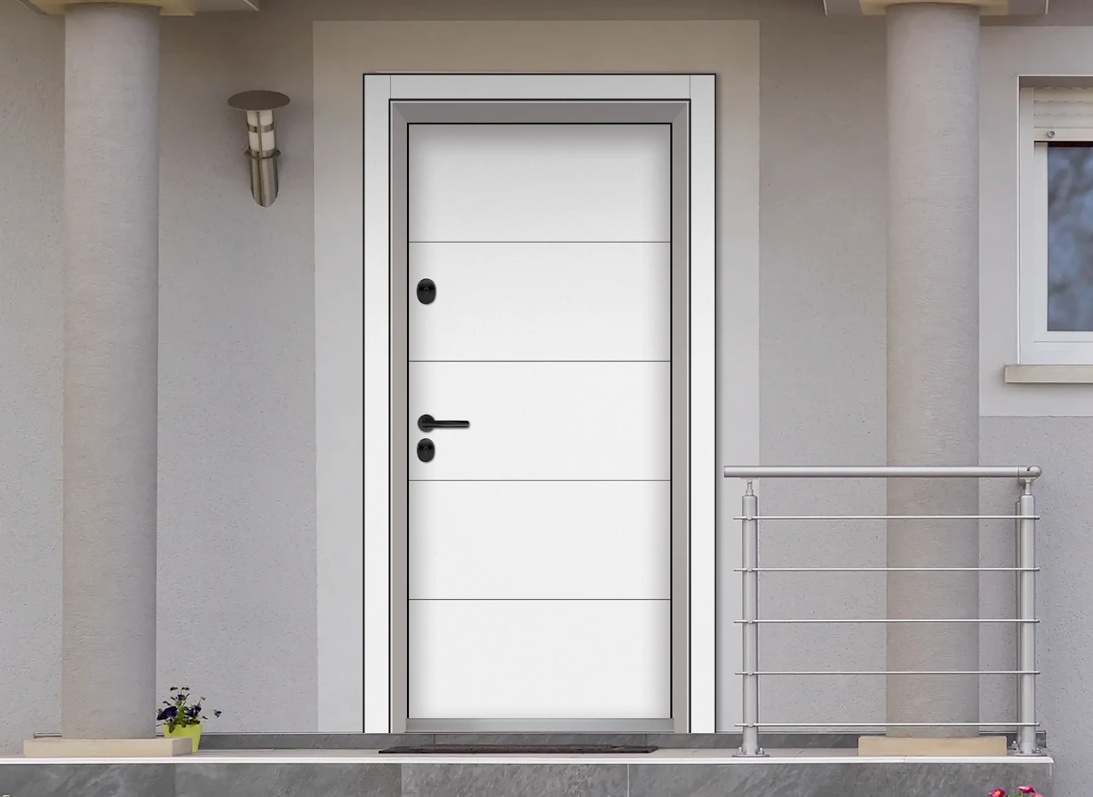 Входна врата Unison Clima Pro, Бял Мат