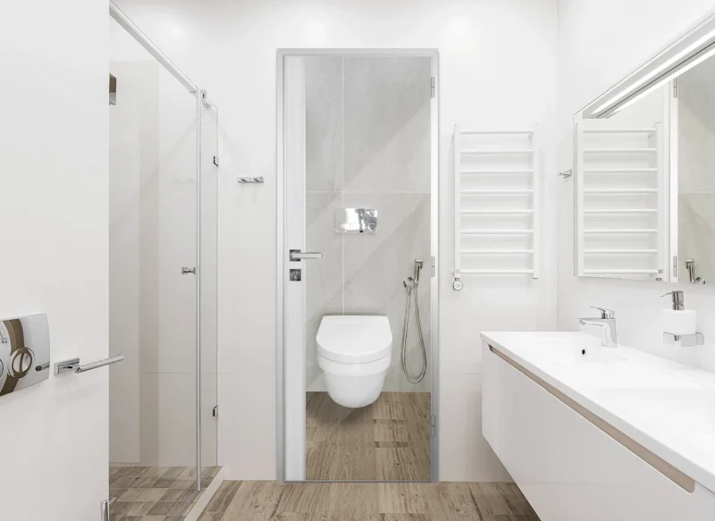 Врата за баня Gradde Сибирска Лиственица Вътрешна Част