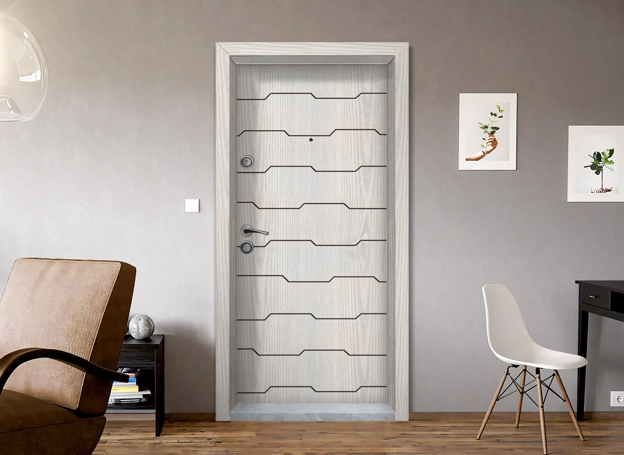 Блиндирана Врата Kartal Tp 007 Арктика Облечена Каса