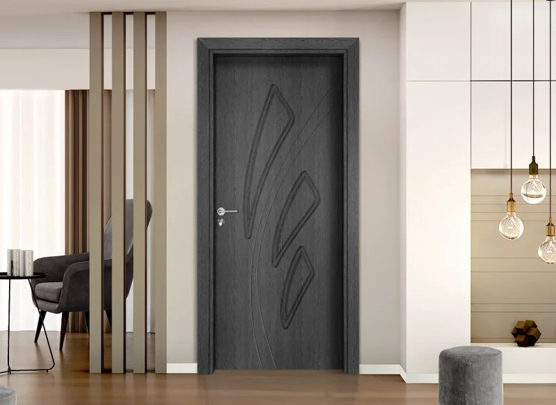 Интериорна Врата Gama 202p Сив Кестен