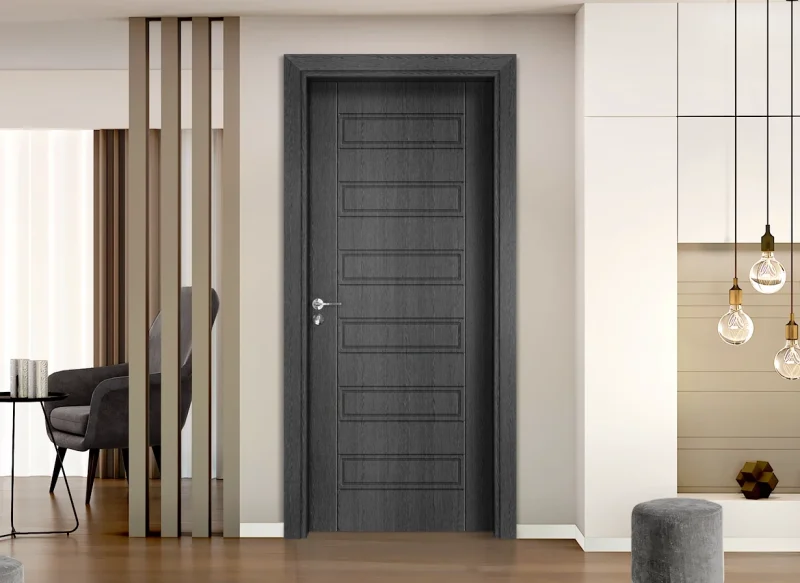 Интериорна Врата Gama 207p Сив Кестен