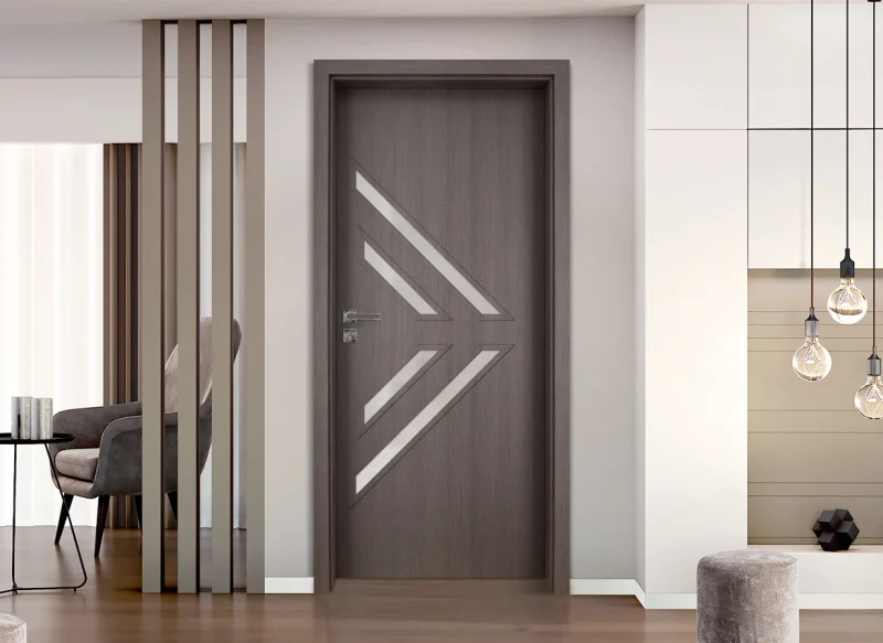 Интериорна Врата Gradde Paragon 3 4 Glas Череша Сан Диего