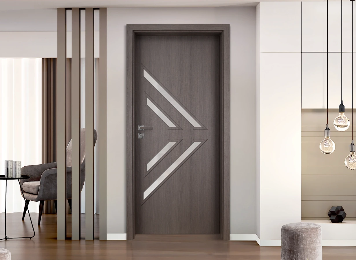 Интериорна Врата Gradde Paragon 3 4 Glas Череша Сан Диего