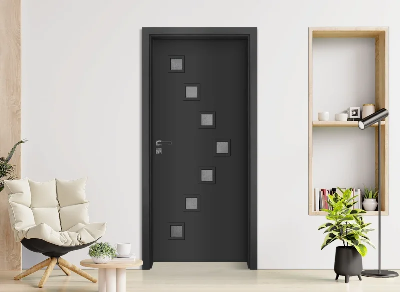 Интериорна Врата Gradde Zwinger Антрацит Мат