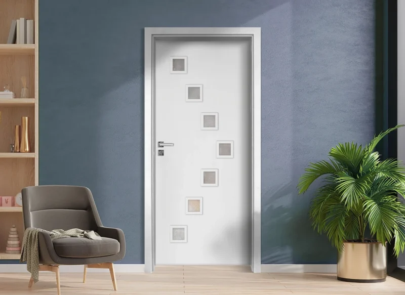 Интериорна Врата Gradde Zwinger Бял Мат